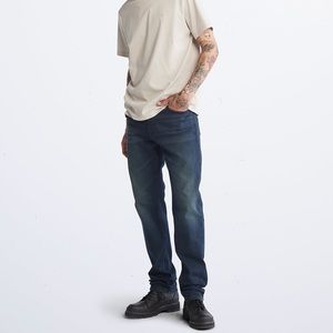 Calvin Klein Slim Straight Jeans Size 38 x 32 Faded and distressed. GUC